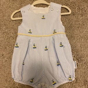 Baby boys bubble smock